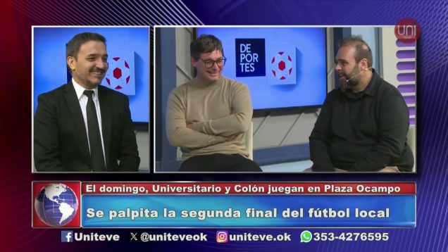 Uniteve Noticias | Se palpita la segunda final del fútbol local