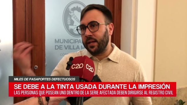 C20 Noticias | Miles de pasaportes defectuosos – Agustín Turletti Mino