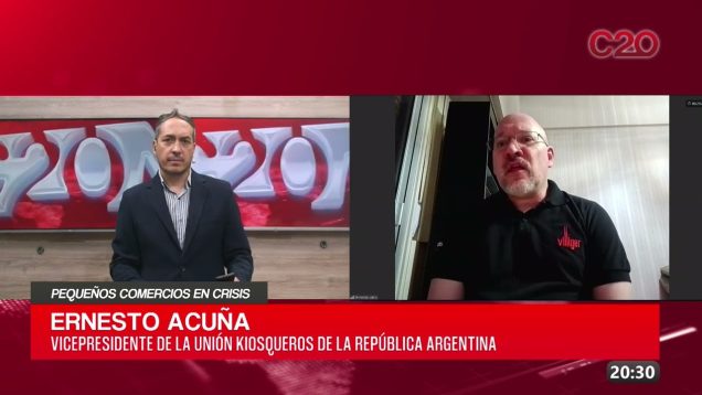 C20 Noticias | Pequeños comercios en crisis – Ernesto Acuña