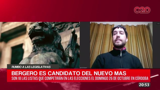 C20 Noticias | Rumbo a las legislativas – Franco Bergero