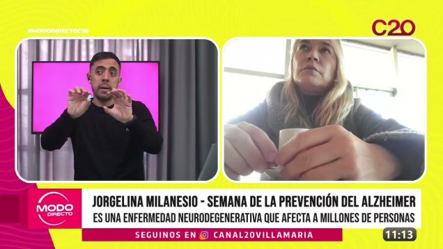 Modo Directo | Semana de la prevención del Alzheimer – Jorgelina Milanesio