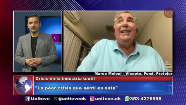 Uniteve Noticias | Crisis en la industria textil: siete de cada diez prendas son importadas