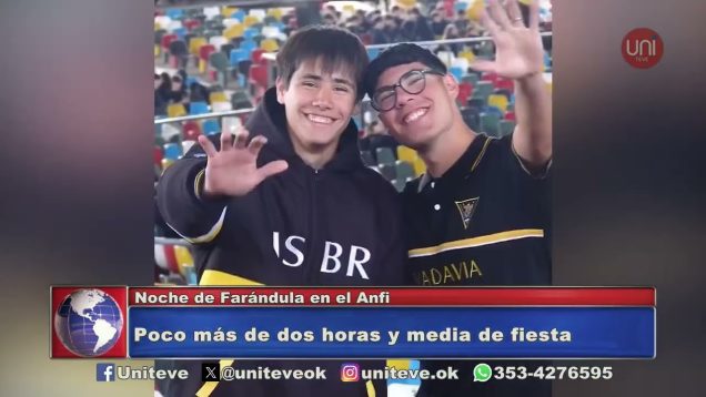 Uniteve Noticias | Noche de Farándula en el Anfi