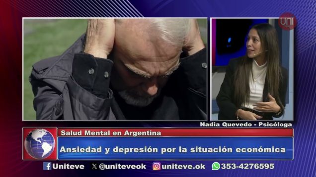 Untieve Noticias | Ansiedad y depresión por la situación económica