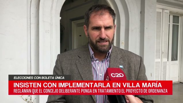 C20 Noticias | Elecciones con boleta única – Manuel Sosa
