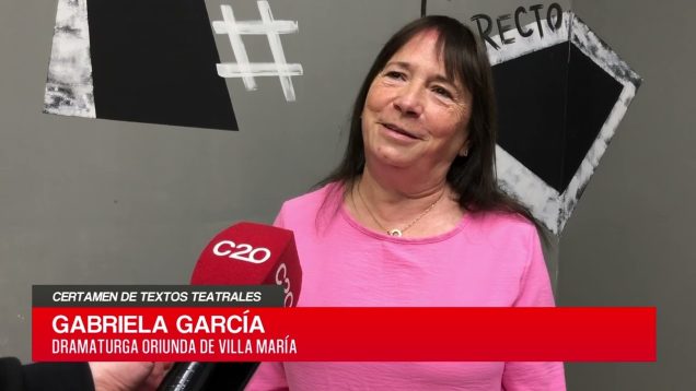 C20 Noticias | Gabriela García – Certamen de textos teatrales