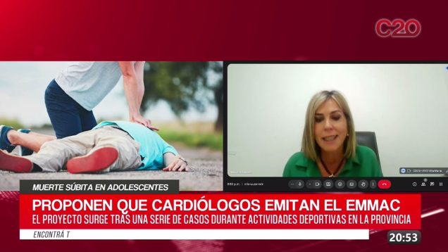C20 Noticias | Muerte súbita en adolescentes – Alejandra Ferrero