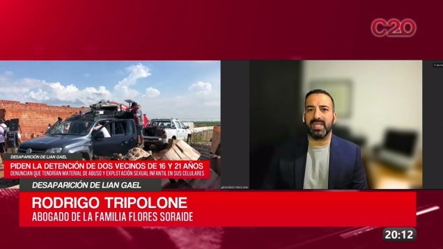 C20 Noticias | Rodrigo Tripolone – Desaparición de Lian Gael
