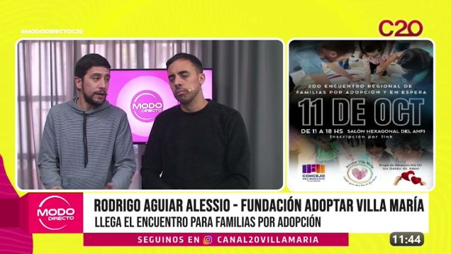 Modo Directo | Rodrigo Aguiar Alessio – Llega el Encuentro para Familias por Adopción