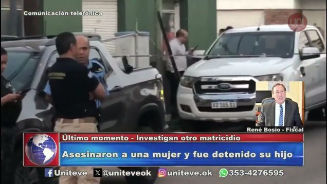 Uniteve Noticias | Asesinato en Villa María: la palabra del fiscal René Bosio