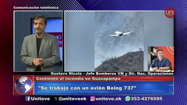 Uniteve Noticias | Contienen incendio en Guasapampa