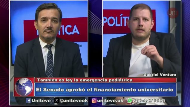 Uniteve Noticias | El senado aprobó el finanaciamiento universitario