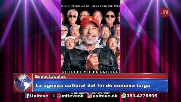 Uniteve Noticias | Los espectáculos del fin de semana