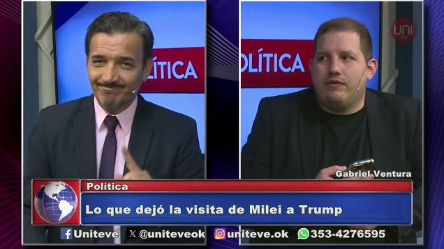 Uniteve Noticias | Milei tuvo un encuentro con Trump