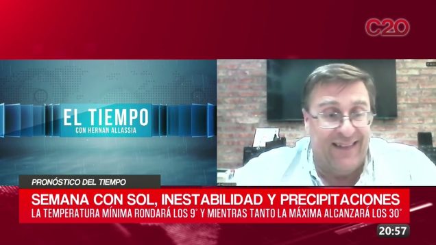 C20 Noticias | Pronóstico del tiempo – Hernán Allasia