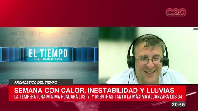 C20 Noticias | Pronóstico del tiempo – Hernán Allasia