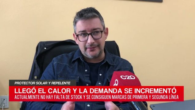 C20 Noticias | Protector solar y repelente – Martín Gomenzoro