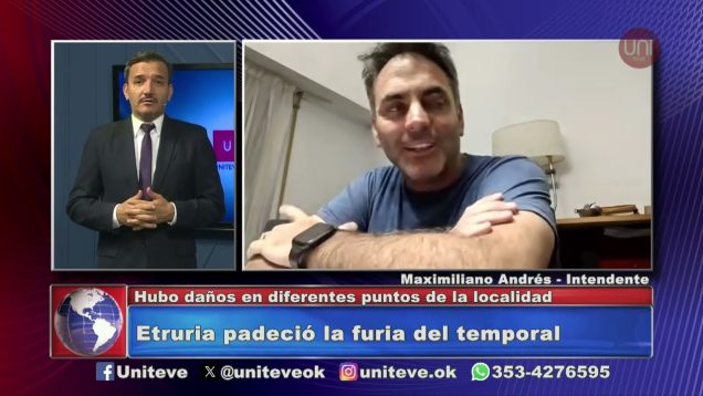 Uniteve Noticias | Etruria bajo el temporal