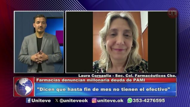 Uniteve Noticias | Farmacias denuncian millonaria deuda de PAMI