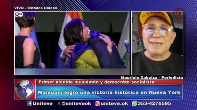 Uniteve Noticias | Mamdani logró una victoria histórica en Nueva York