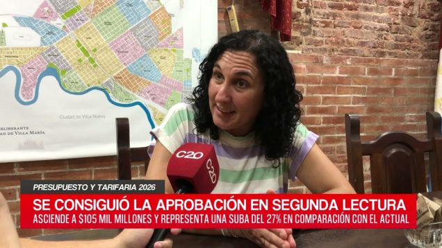 C20 Noticias | Presupuesto y tarifaria 2026 – Natalia González