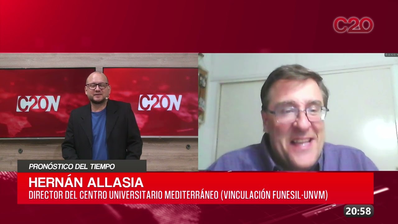C20 Noticias | Pronóstico del tiempo – Hernán Allasia