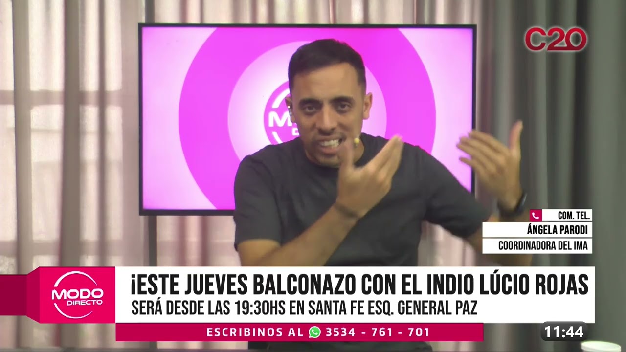Modo Directo | Balconazo con el Indio Lúcio Rojas – Ángela Parodi