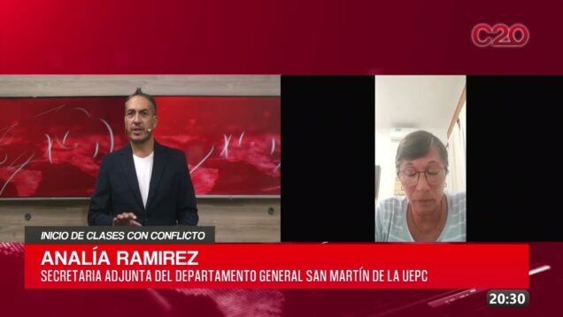 C20 Noticias | Inicio de Clases con Conflicto – Analía Ramírez
