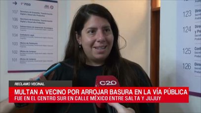 C20 Noticias | Reclamo Vecinal – Guadalupe Vázquez