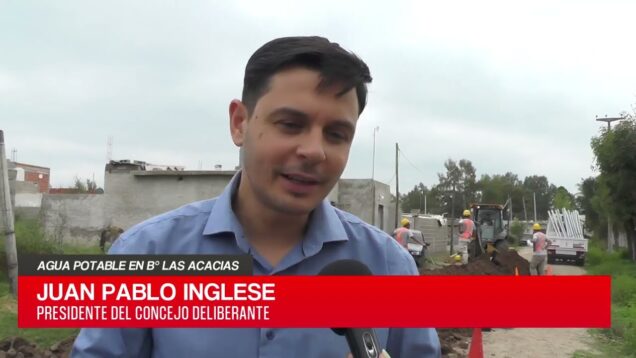 C20 Noticias | Agua Potable en B° Las Acacias – Ángel Quaglia y Juan Pablo Inglese
