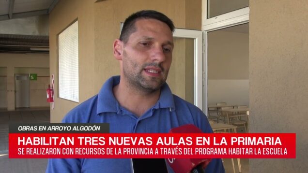 C20 Noticias | Obras en Arroyo Algodón – Gonzalo Donati