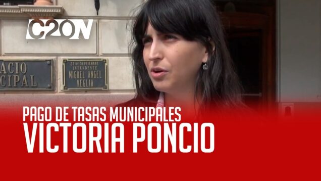 C20 Noticias | Pago de tasas municipales – Victoria Poncio