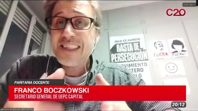 C20 Noticias | Paritaria Docente – Franco Boczkowski