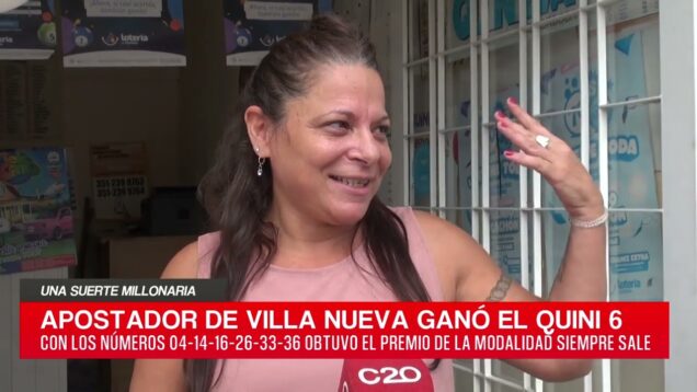C20 Noticias | Una Suerte Millonaria – Evangelina Pereyra