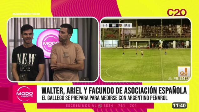 Modo Directo | Asociación Española – Walter, Ariel y Facundo