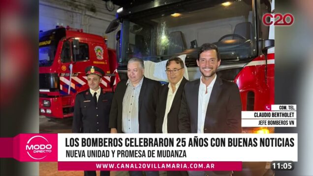 Modo Directo | Bomberos Voluntarios – Claudio Bertholet
