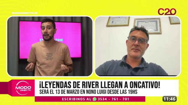 Modo Directo | Leyendas de River llegan a Oncativo – Federico Giraudo