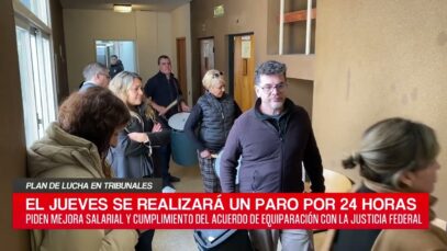 C20 Noticias | Plan de Lucha en Tribunales – Rafael Rodríguez Tissera