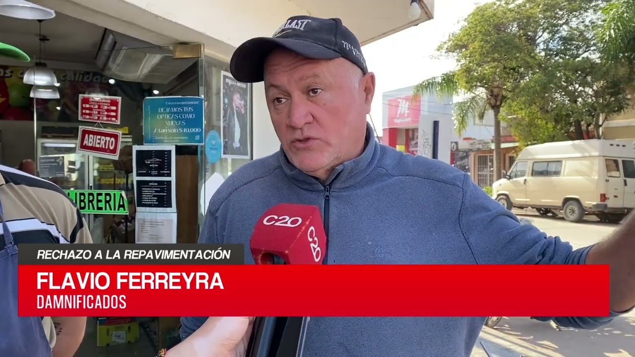 C20 Noticias | Rechazo a la pavimentación – Andrés Similei y Flavio Ferreyra