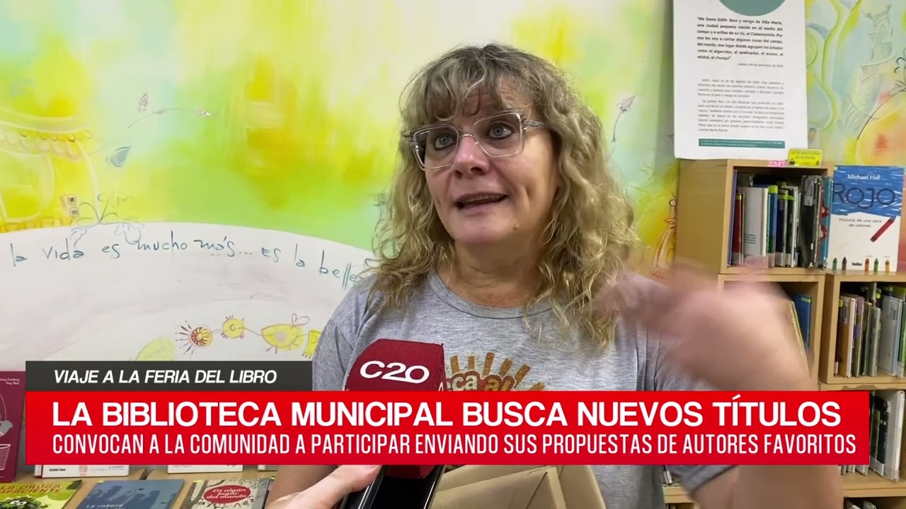 C20 Noticias | Viaje a La Feria del Libro – Anabella Gill