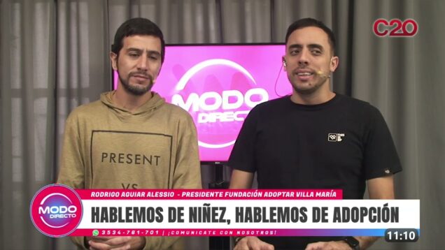 Modo Directo | Fundación Adoptar – Rodrigo Aguiar Alessio