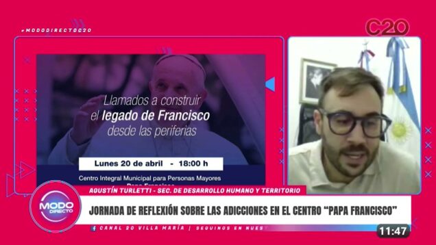 Modo Directo | Jornada de reflección sobre las adicciones – Agustin Turletti