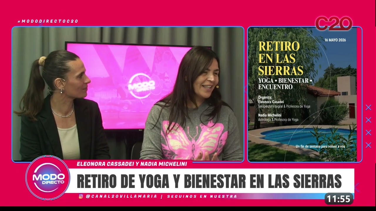 Modo Directo | Retiro de Yoga – Eleonora Cassadei y Nadia Michelini