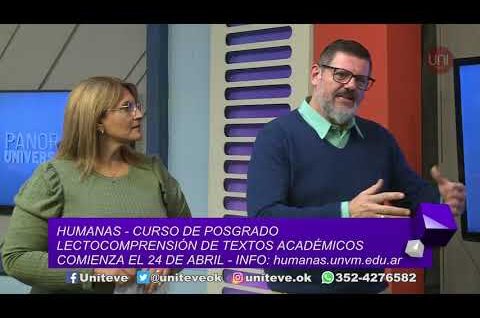 Uniteve Noticias | Curso de posgrado en lectocomprensión de textos académicos